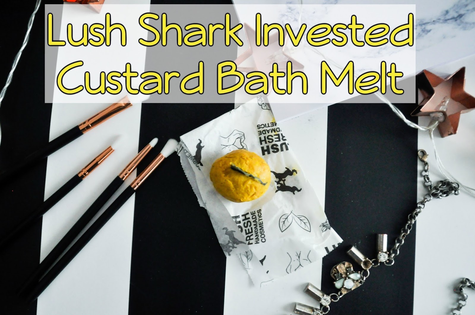 Lush Shark Invested Custard Bath Melt