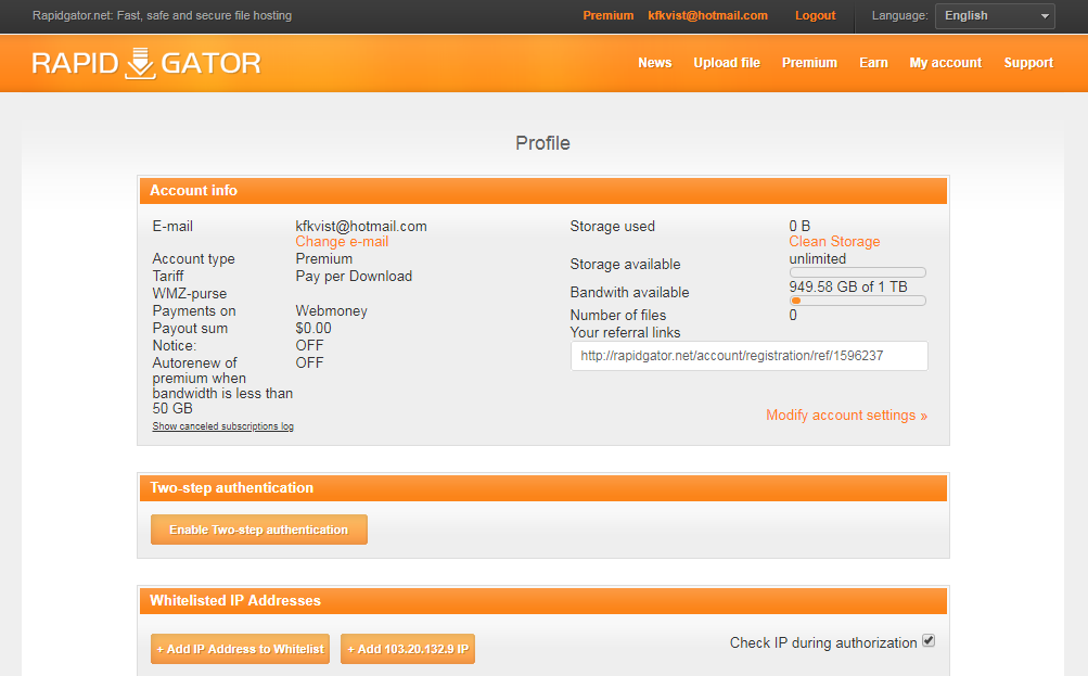 zevera premium account 3-13-2016 zevera premium account 3-13-2016