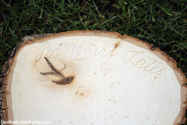 Wood Engraved Centerpieces with Dremel Micro #mybrilliantidea #clevergirls
