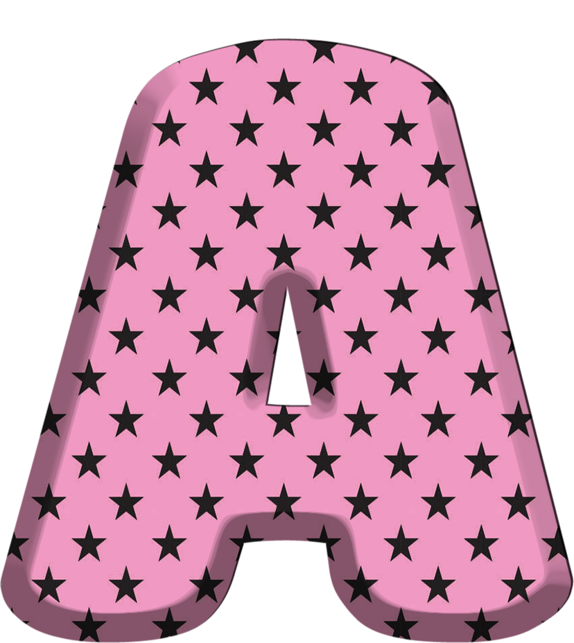 Blindada Por Deus Alfabeto Estrela Colorido Png