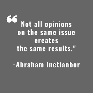 matters of opinion