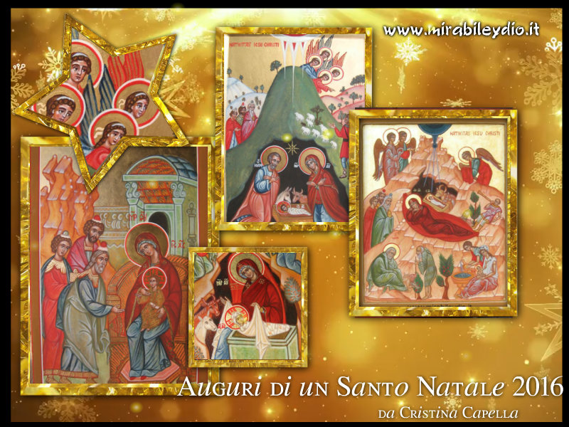 Immagini Sacre Del Santo Natale.Auguri Di Un Santo Natale 2016 Da Cristina Capella