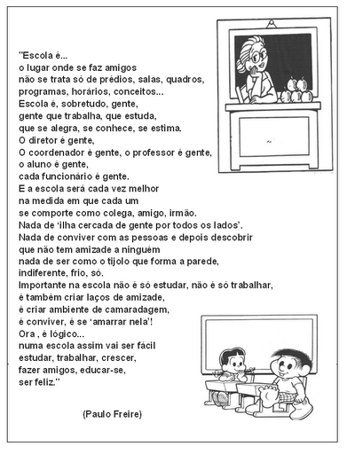 15 de Março: Dia da Escola! Atividades divrersas + texto!-ESPAÇO EDUCAR