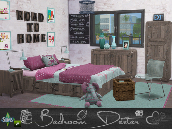 My Sims 4 Blog Dexter Bedroom Set By Buffsumm Tsr