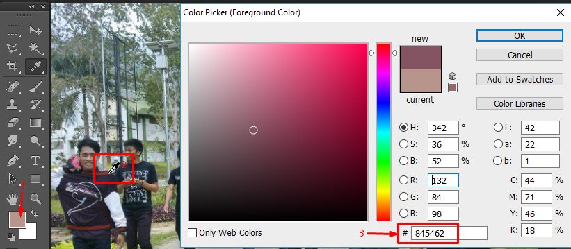 Cara Mengetahui Kode Warna Di Photoshop Buku Ajaran Sma Smk
