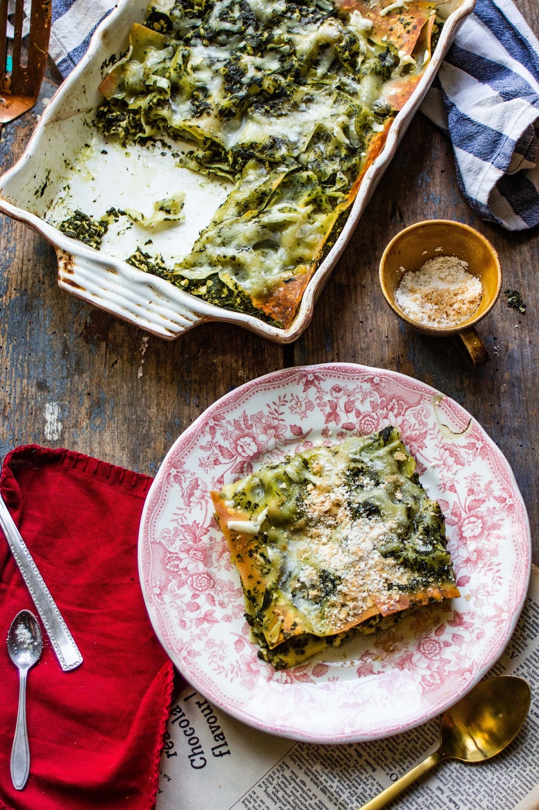 LASAGNE ZE SZPINAKIEM I TOFU