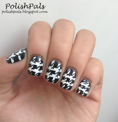 Polish Pals: Houndstooth Nails