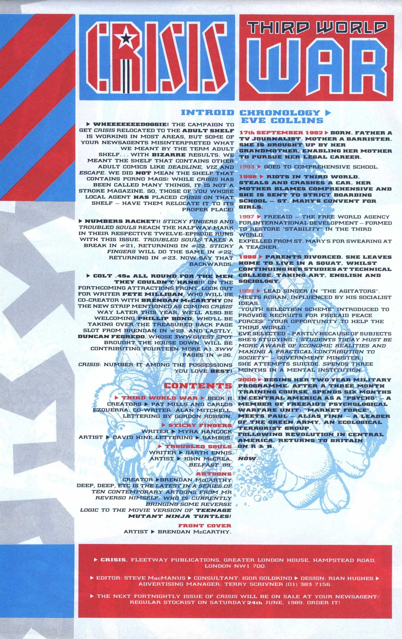 Read online Crisis comic -  Issue #20 - 2