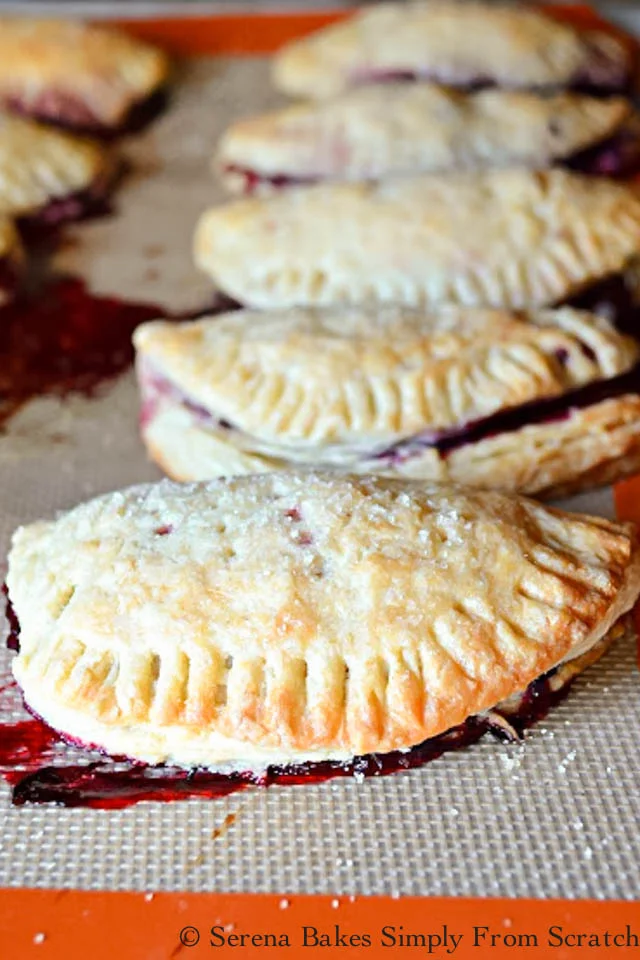 Flaky Blackberry Turnovers from Serena Bakes Simply From Scratch.