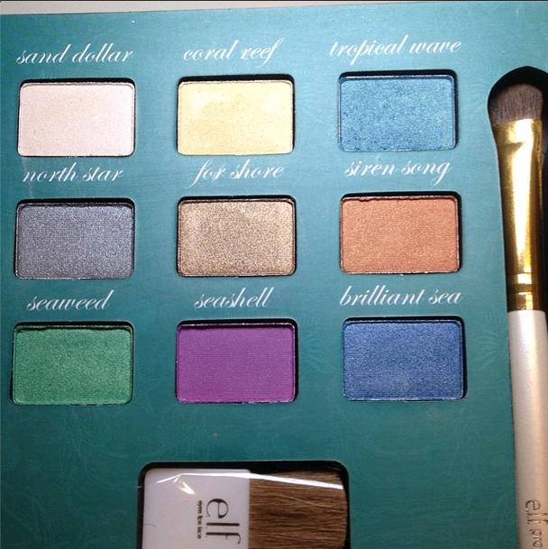 Spotted e.l.f. Disney Ariel Collection (eyeshadows, brushes and more