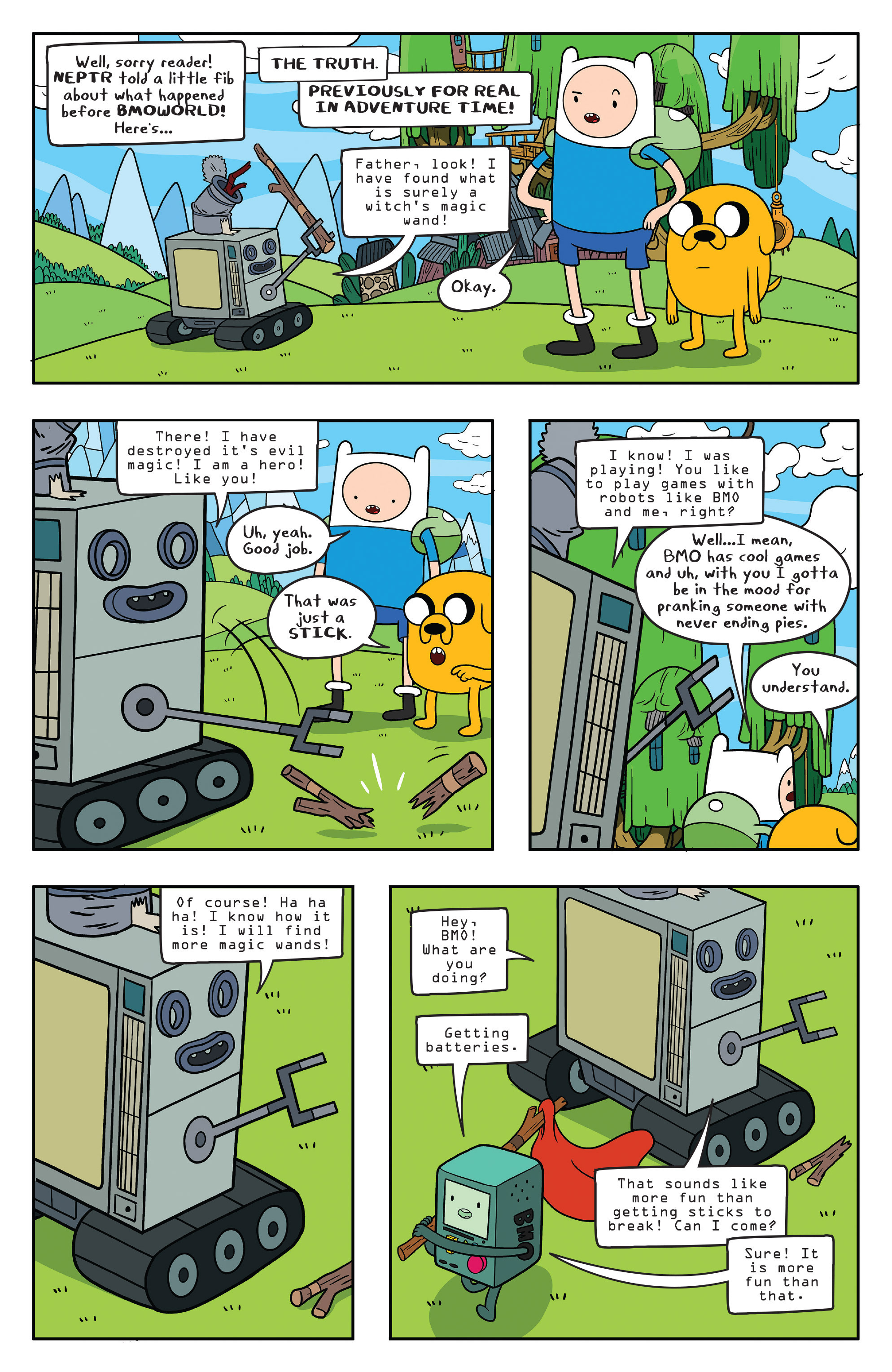 Read online Adventure Time comic -  Issue #56 - 19