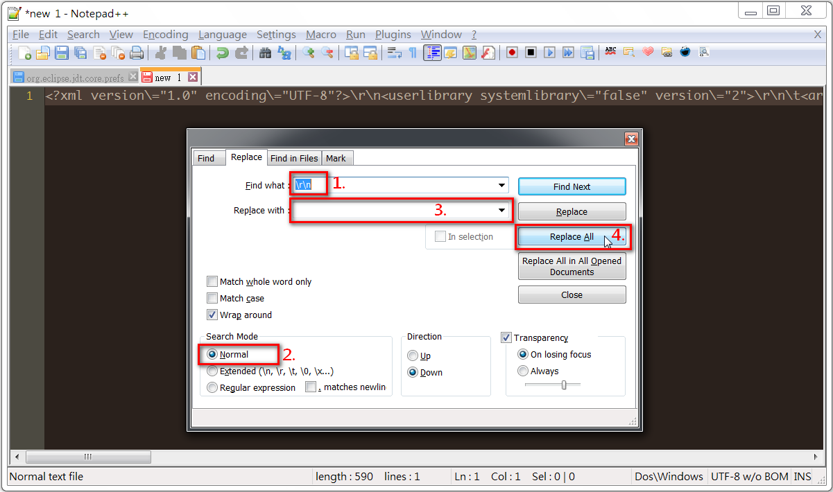  eclipse user library 