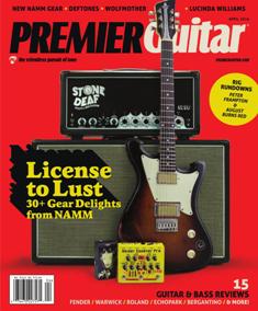 Premier Guitar - April 2016 | ISSN 1945-0788 | TRUE PDF | Mensile | Professionisti | Musica | Chitarra
Premier Guitar is an American multimedia guitar company devoted to guitarists. Founded in 2007, it is based in Marion, Iowa, and has an editorial staff composed of experienced musicians. Content includes instructional material, guitar gear reviews, and guitar news. The magazine  includes multimedia such as instructional videos and podcasts. The magazine also has a service, where guitarists can search for, buy, and sell guitar equipment.
Premier Guitar is the most read magazine on this topic worldwide.