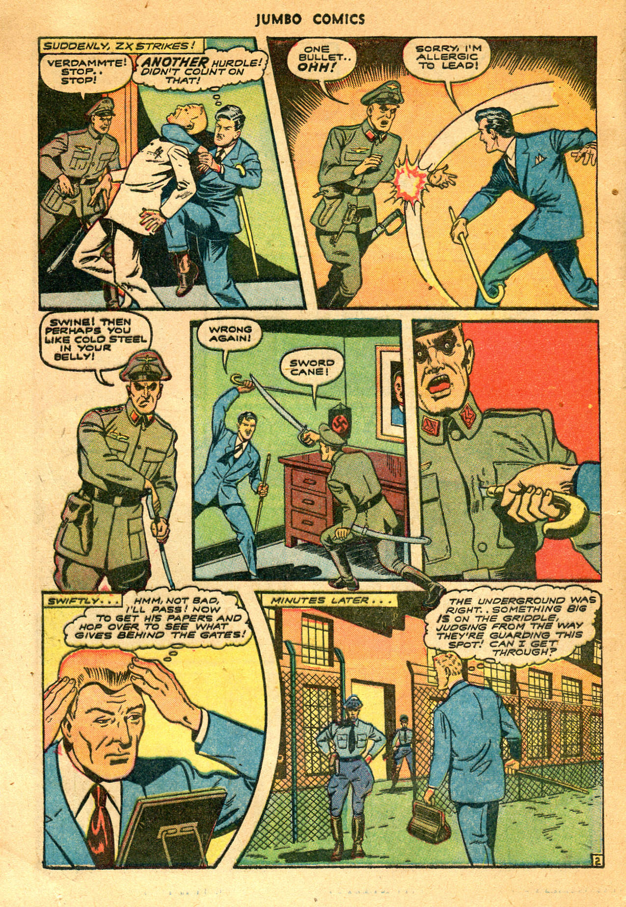 Read online Jumbo Comics comic -  Issue #70 - 16