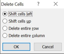 tinhoccoban.net - Hộp hội thoại Delete Cells