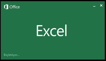 microsoft office word veya excel
