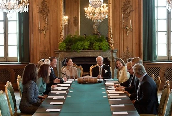 Prince Carl Philip and Princess Sofia, their second son Prince Gabriel Carl Walther, Duke of Dalarna. Crown Princess Victoria