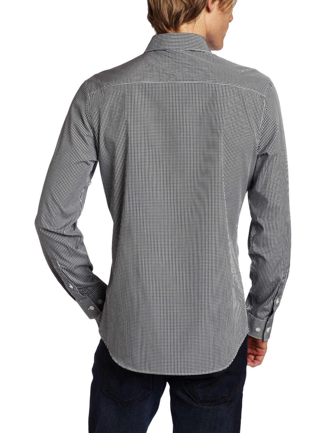 Apparel for Men: Calvin Klein Slim-Fit Long-Sleeve Shirt