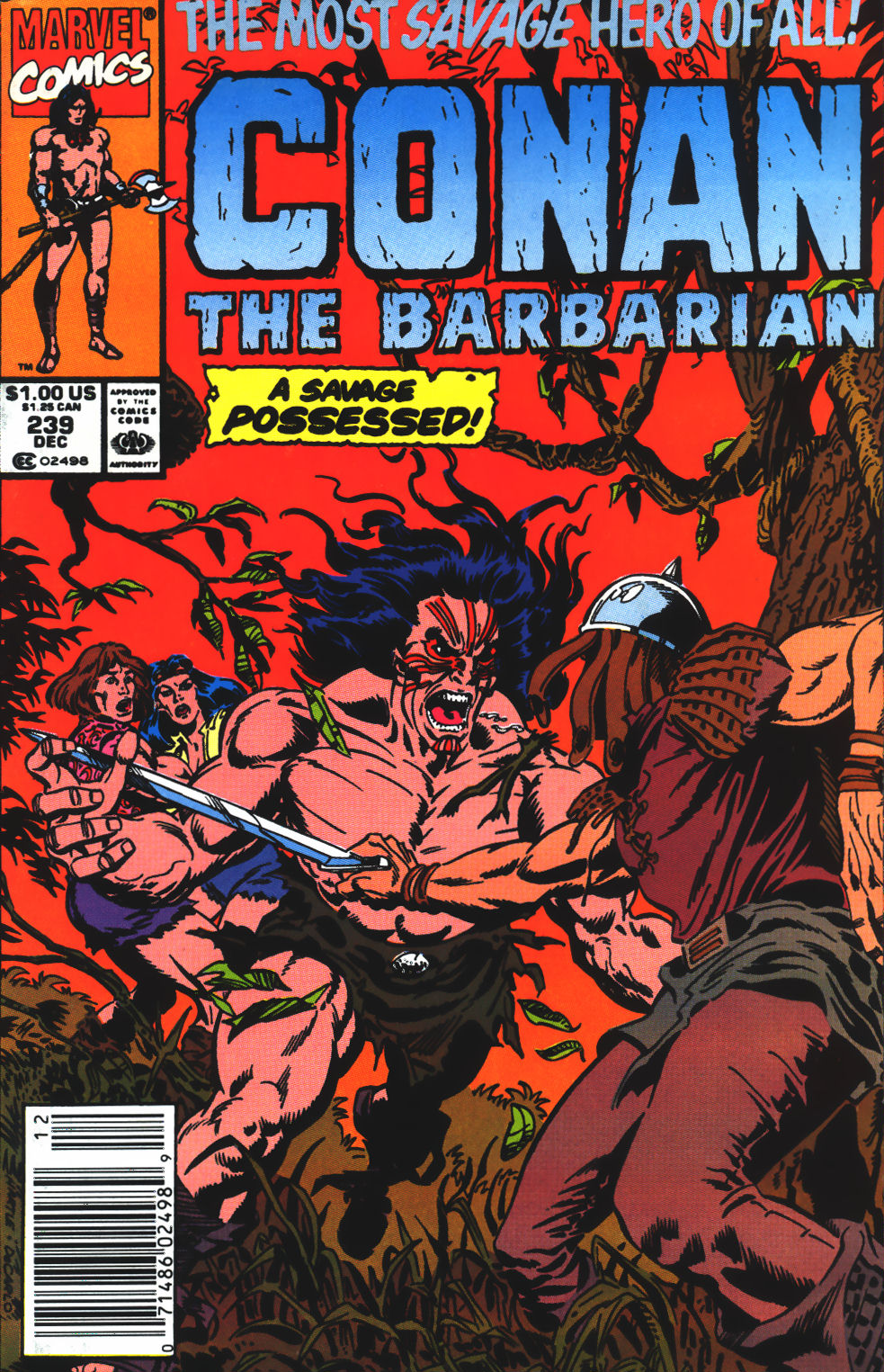 Read online Conan the Barbarian (1970) comic -  Issue #239 - 1