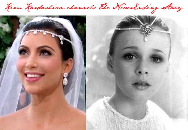 Kim Kardashian 39s wedding accessories channel NeverEnding Story