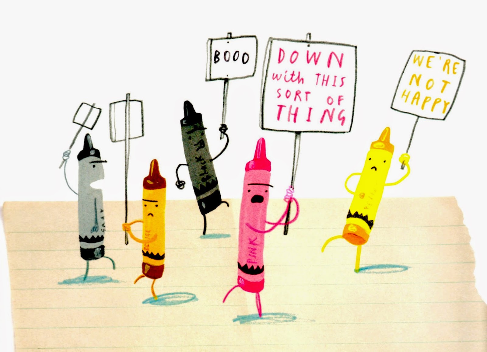 The Summer Kitchen : Children's Book Review - THE DAY THE CRAYONS QUIT ...