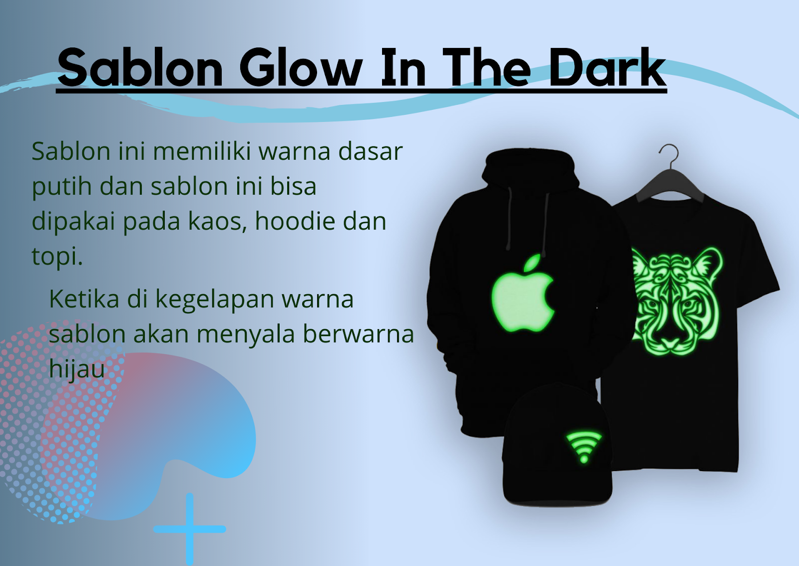Sablon Glow In The Dark