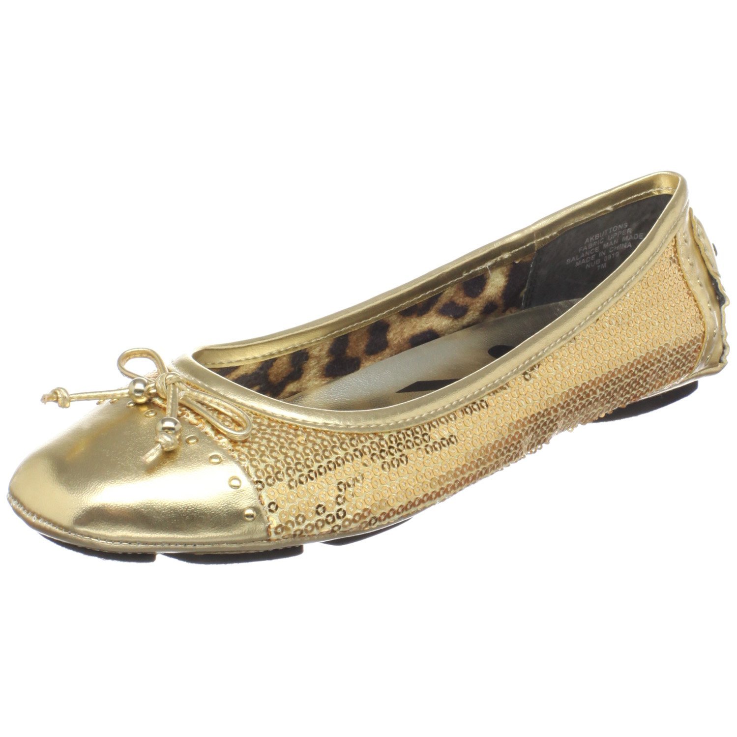 Gold Flat Shoes for Women