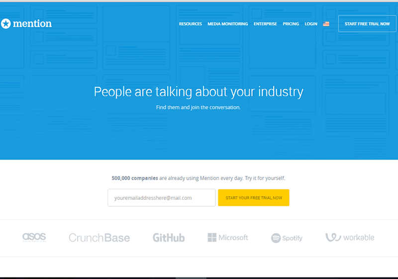 Mention.com is a good social media marketing tool