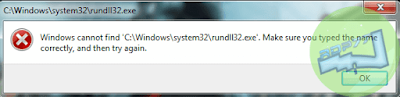 rundll32.exe Error Di Windows 7