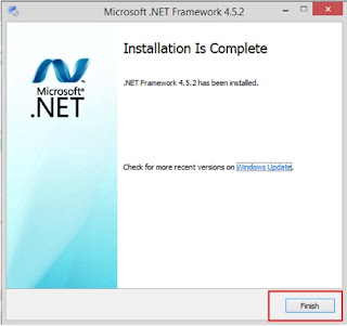 Cara Install Microsoft .Net FrameWork 4.5.2 Offline Restart komputer / laptop setelah proses instalasi komplit / finish. 