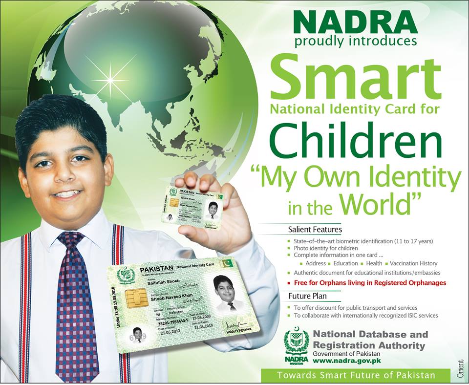 NADRA Introduces Smart Identity Card for Children Daily Multimedia