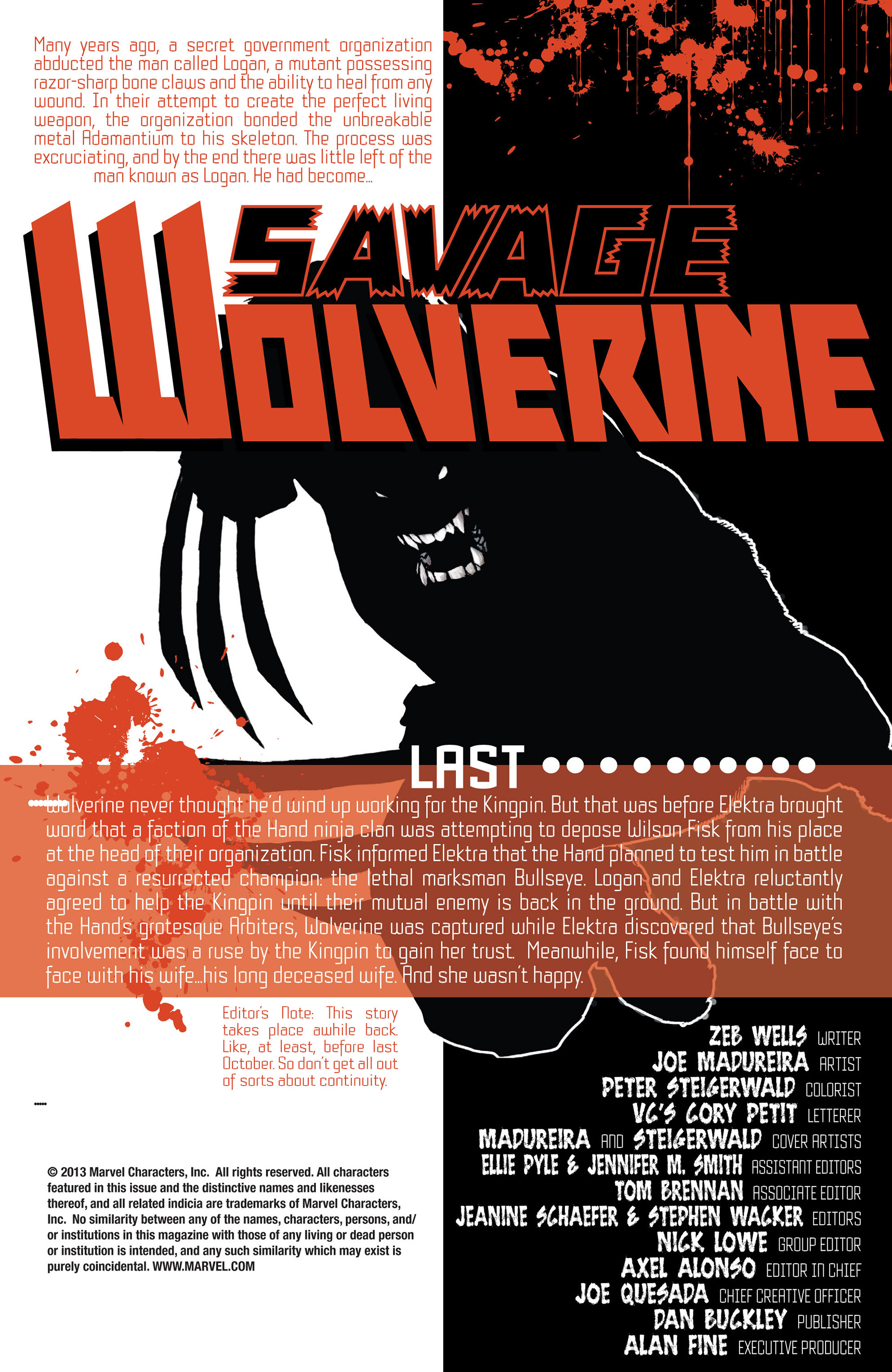 Read online Savage Wolverine comic -  Issue #8 - 2