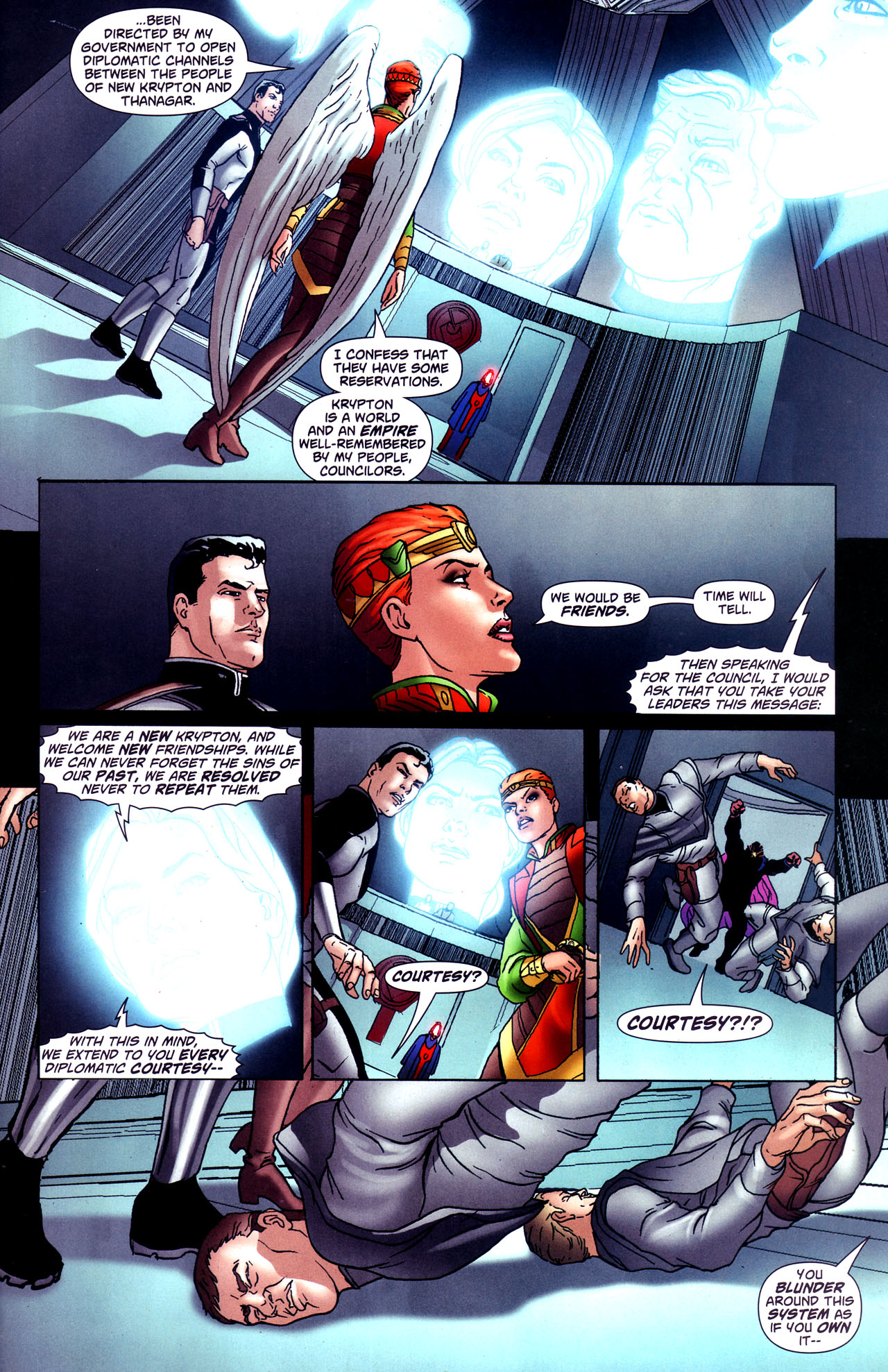 Read online Superman: World of New Krypton comic -  Issue #8 - 19