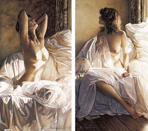 steve hanks pinturas hiper realistas mulheres nuas peladas