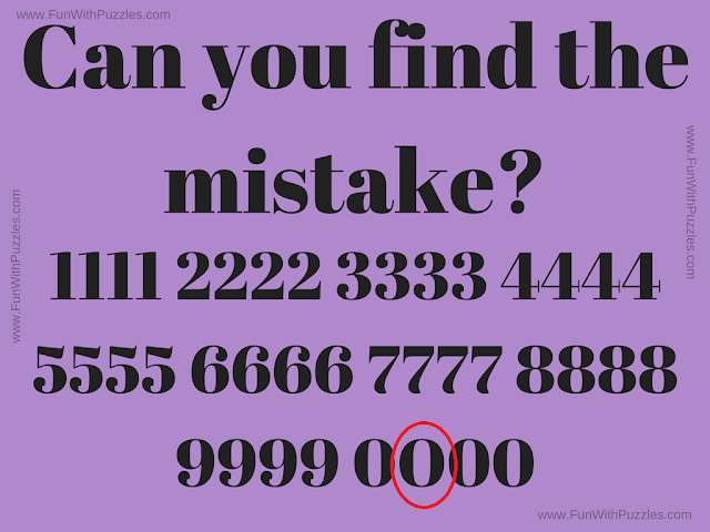 Whats Wrong in this Picture? Spot the Mistake Answer