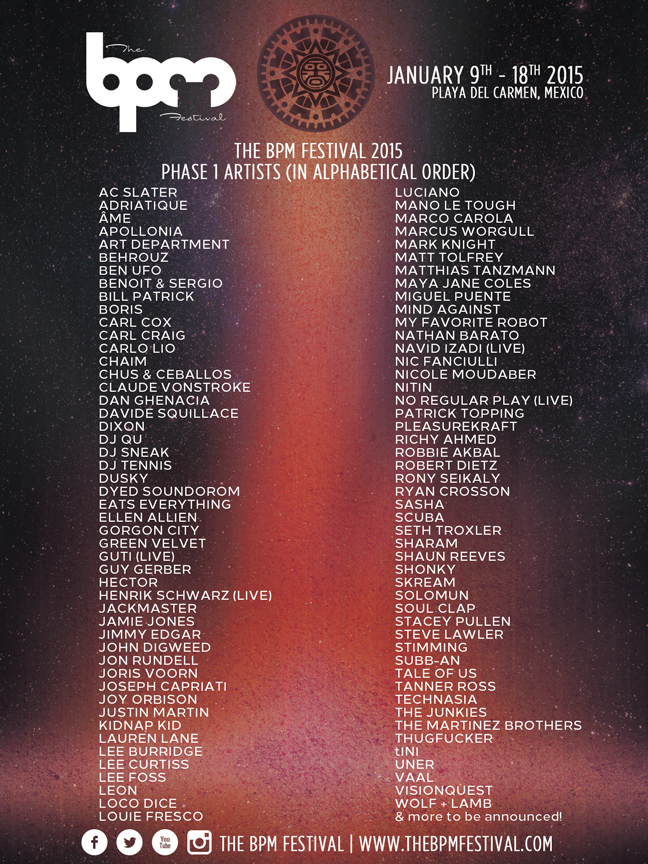 The BPM Festival 2015 