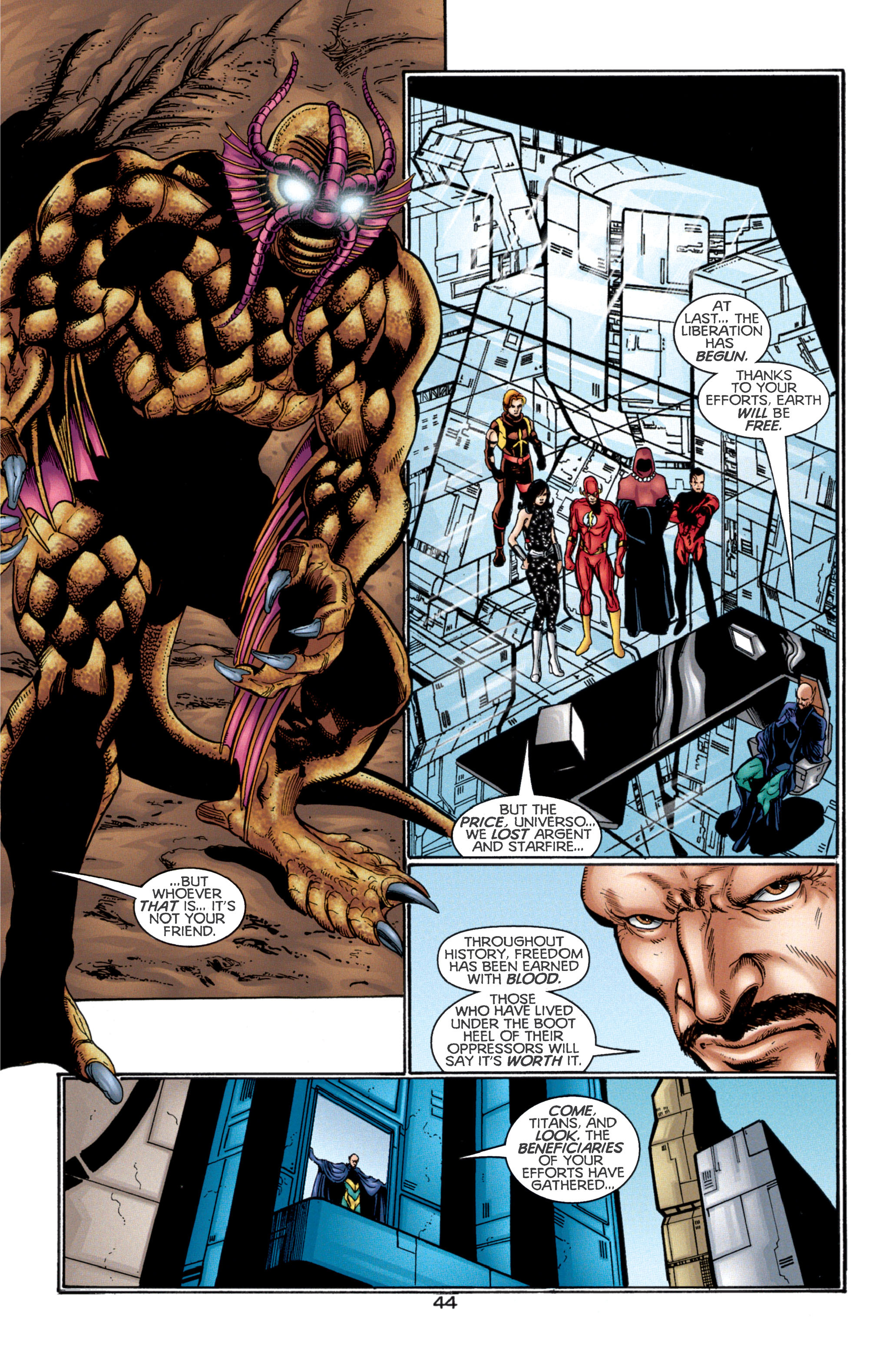 Read online Titans/Legion of Super-Heroes: Universe Ablaze comic -  Issue #2 - 46