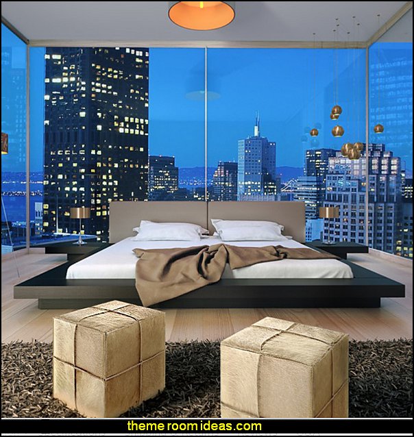 Worth Upholstered Platform Bed New York Style loft living - modern contemporary decorating ideas - mod retro style furnishings - modern contemporary decor Cityscapes Worth Upholstered Platform Bed New York Style loft living - modern contemporary decorating ideas - mod retro style furnishings - modern contemporary decor Cityscapes