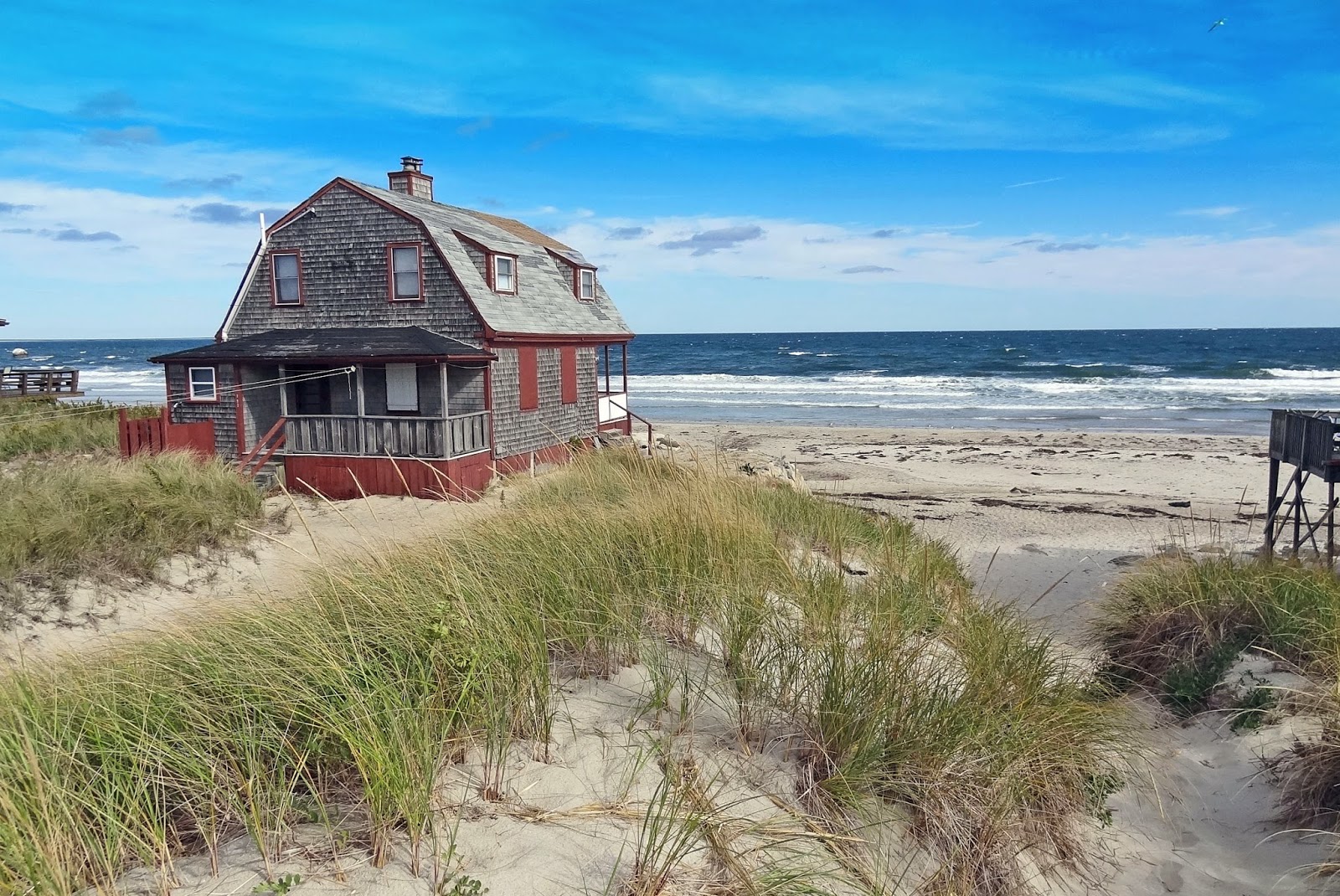 House over the sea in the USA House over the sea in the USA
