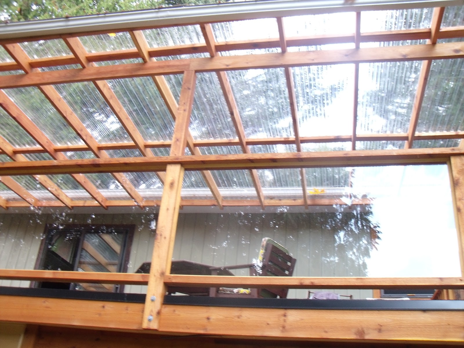 MyCarpentry: Deck Corrugated Patio Cover