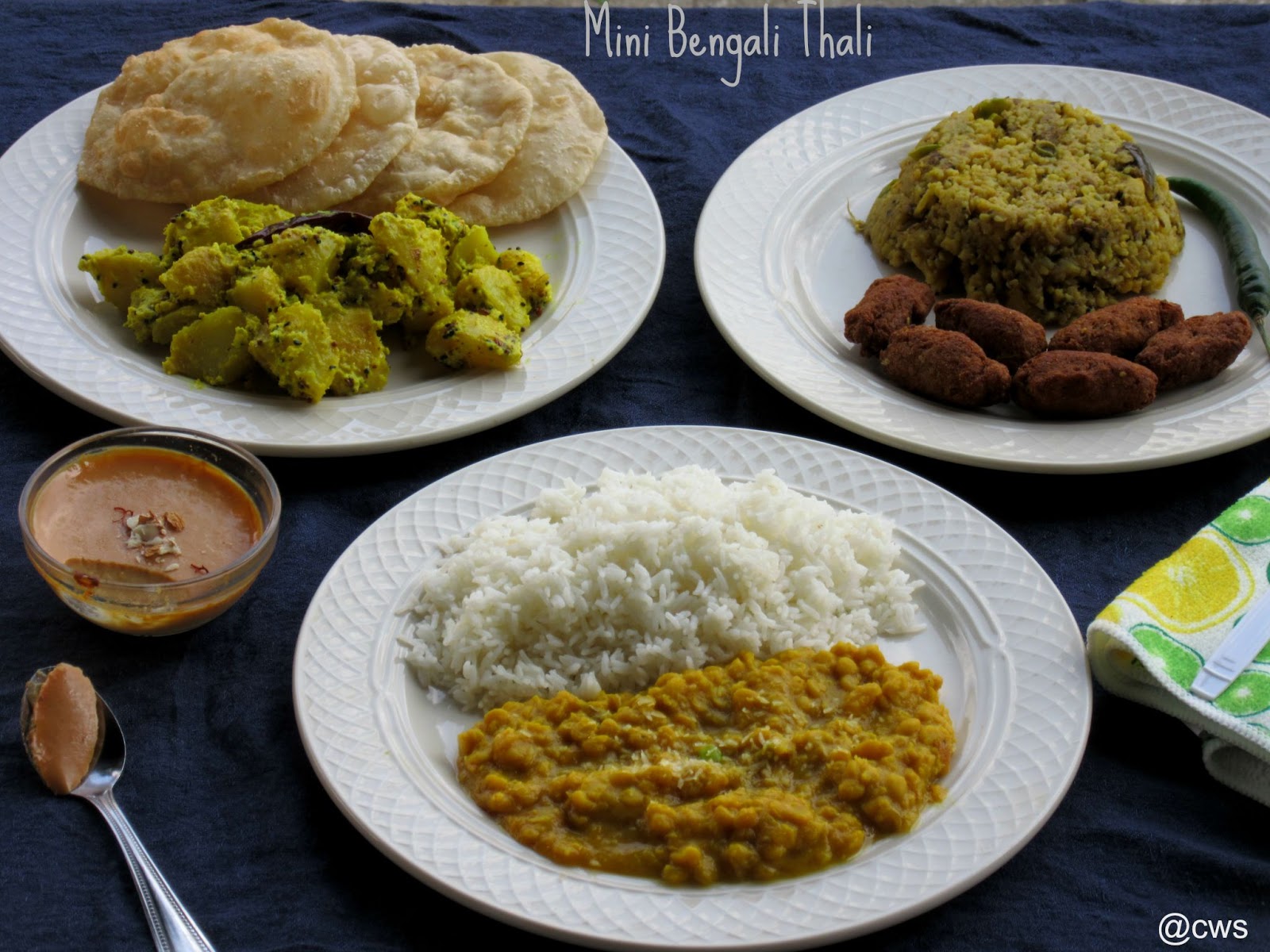 Mini Bengali Thali Cooking With Sapana