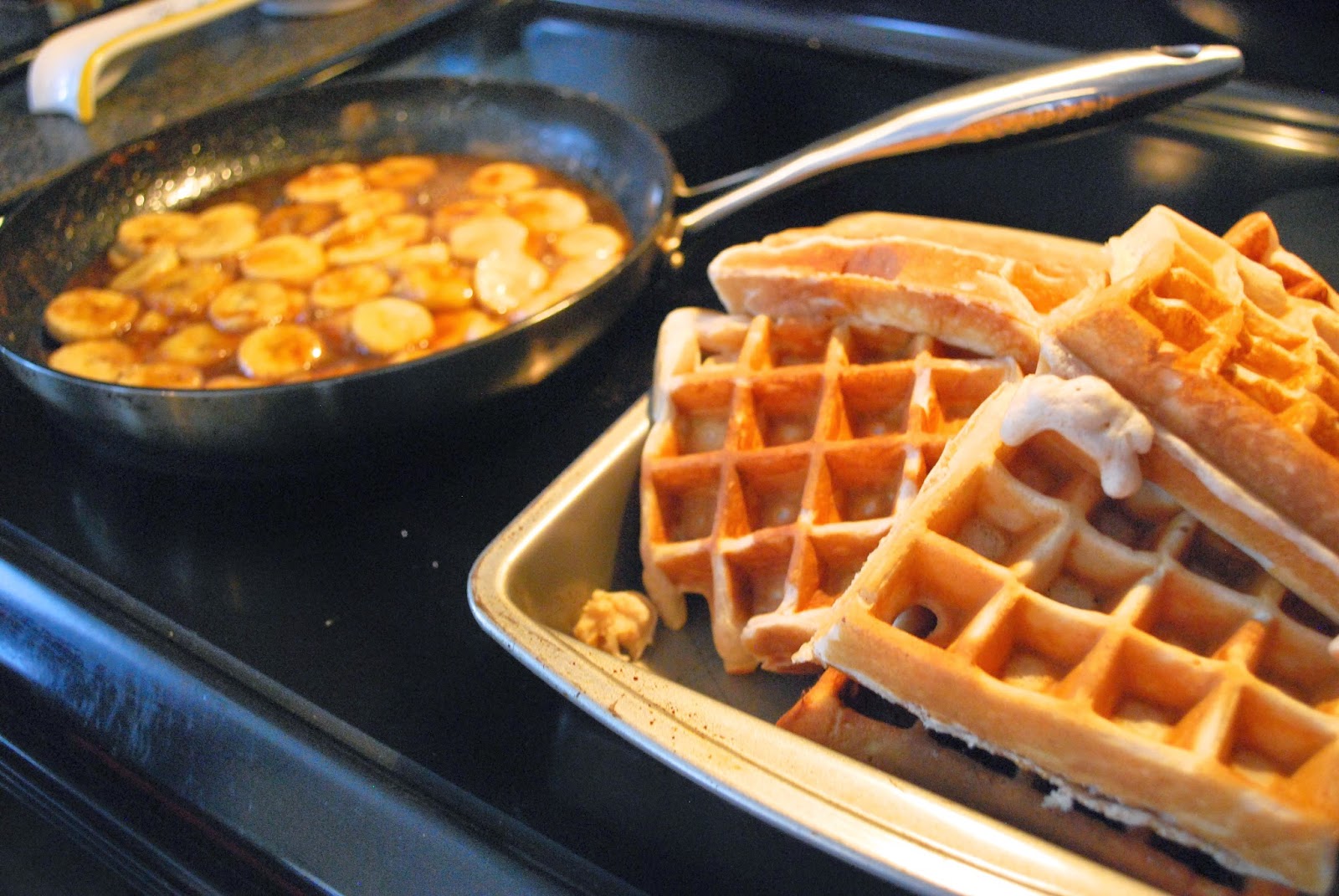 Bananas Foster Waffles Bevy Richmond