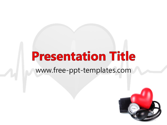 Blood Pressure Ppt Template Mr Templates