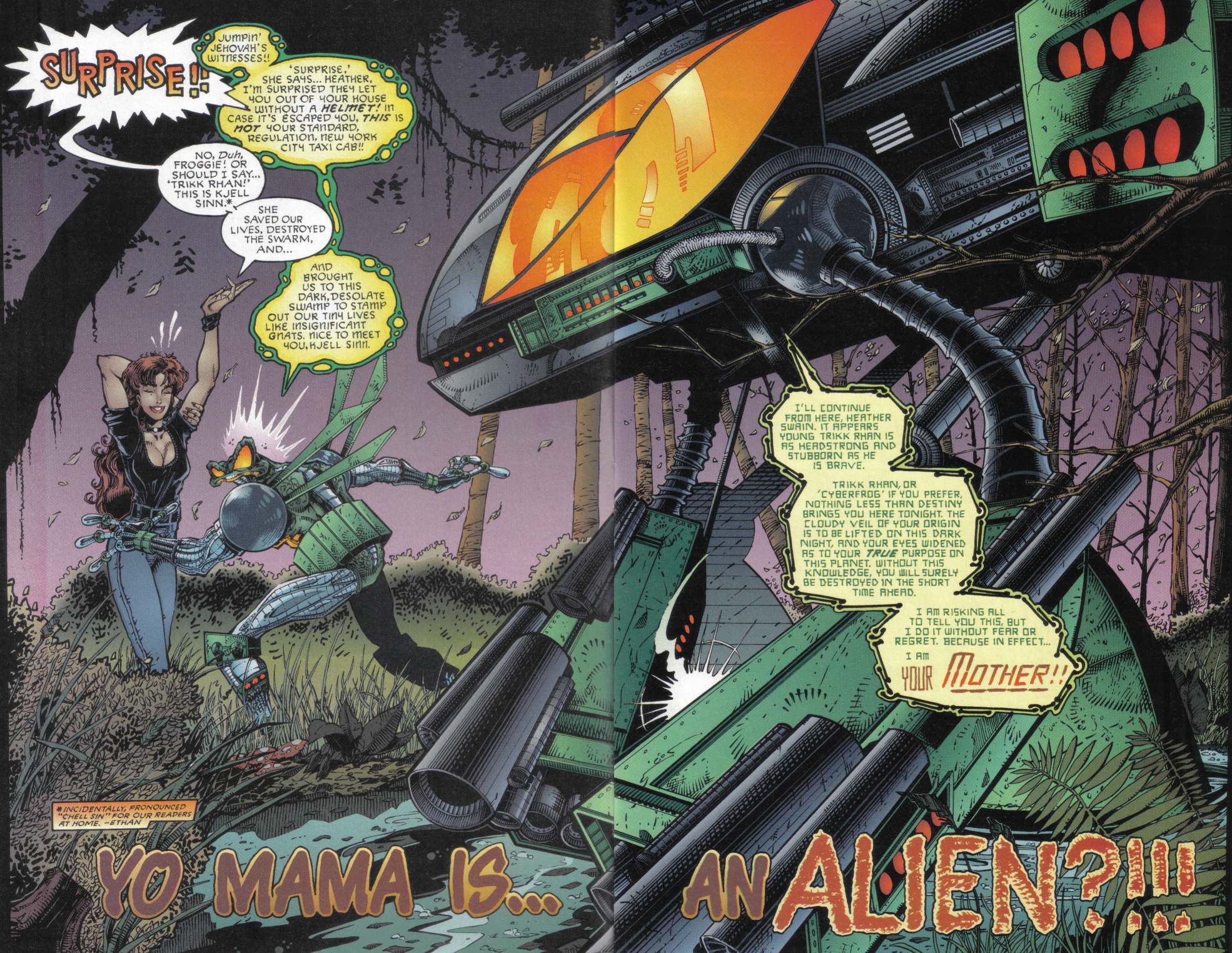 Read online Cyberfrog comic -  Issue #0 - 5