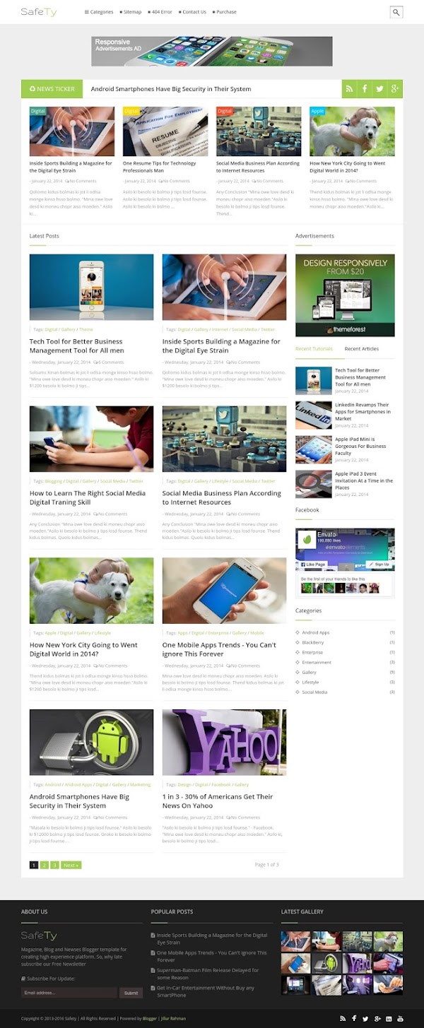Safety Gallery Template