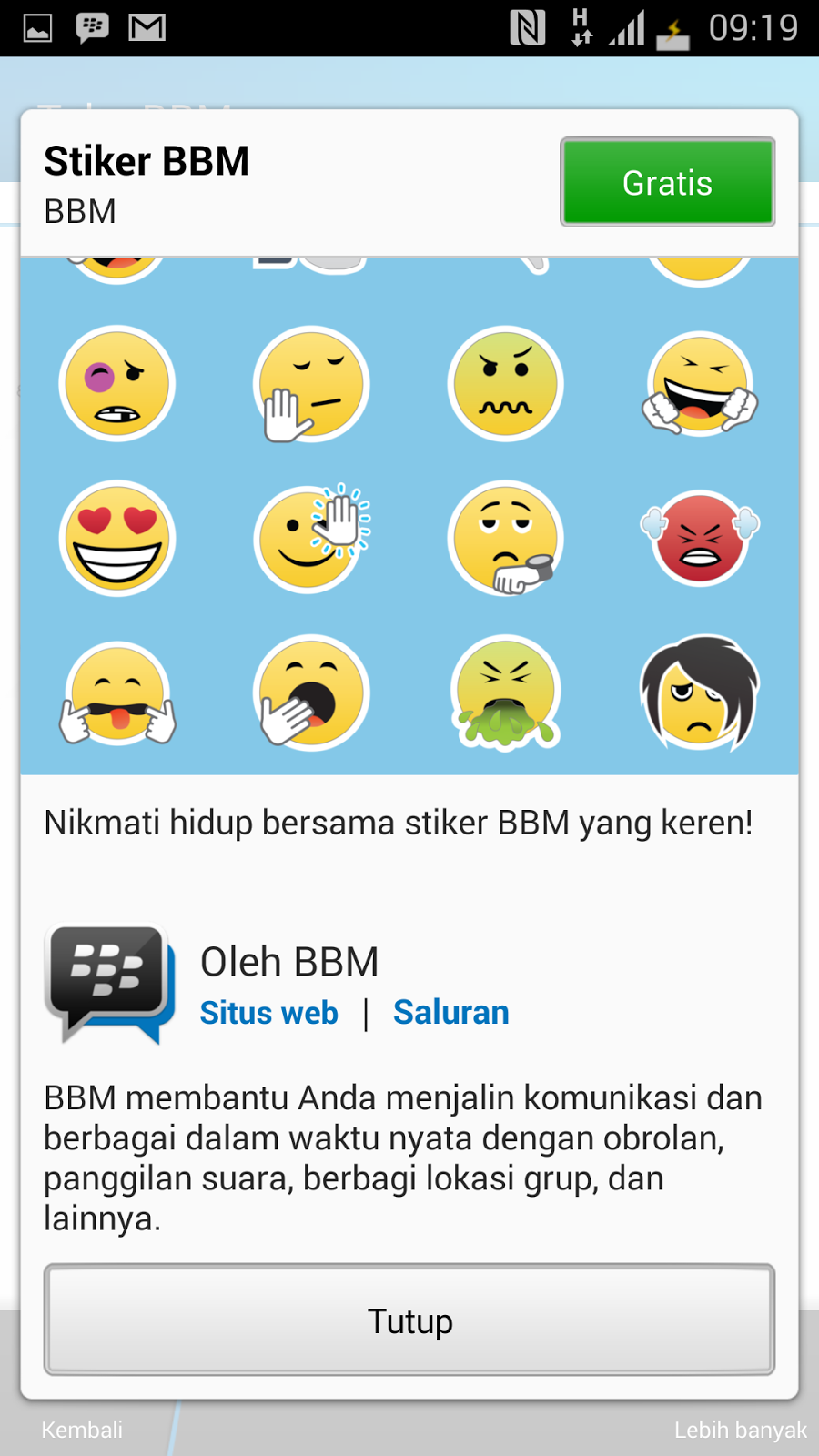 Download BBM Sticker untuk Android