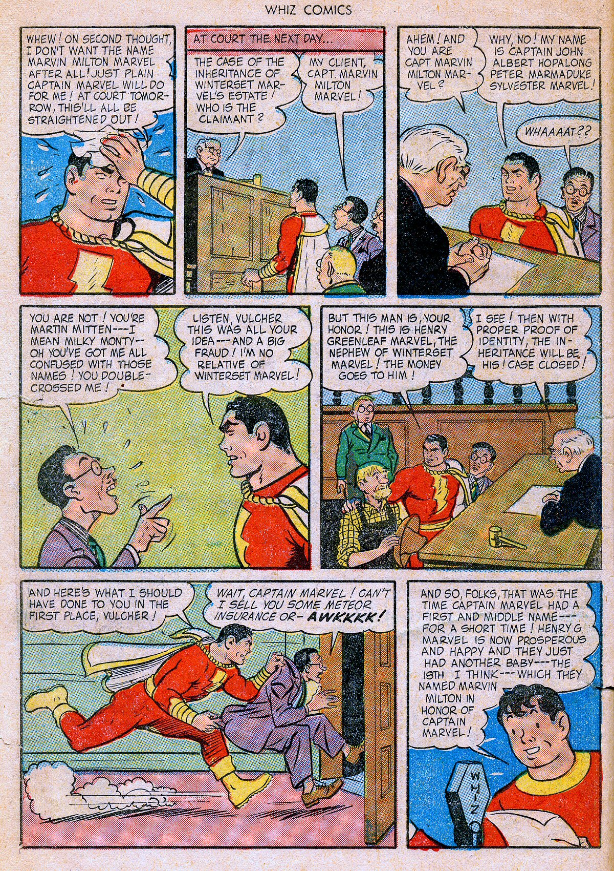 Read online WHIZ Comics comic -  Issue #61 - 10