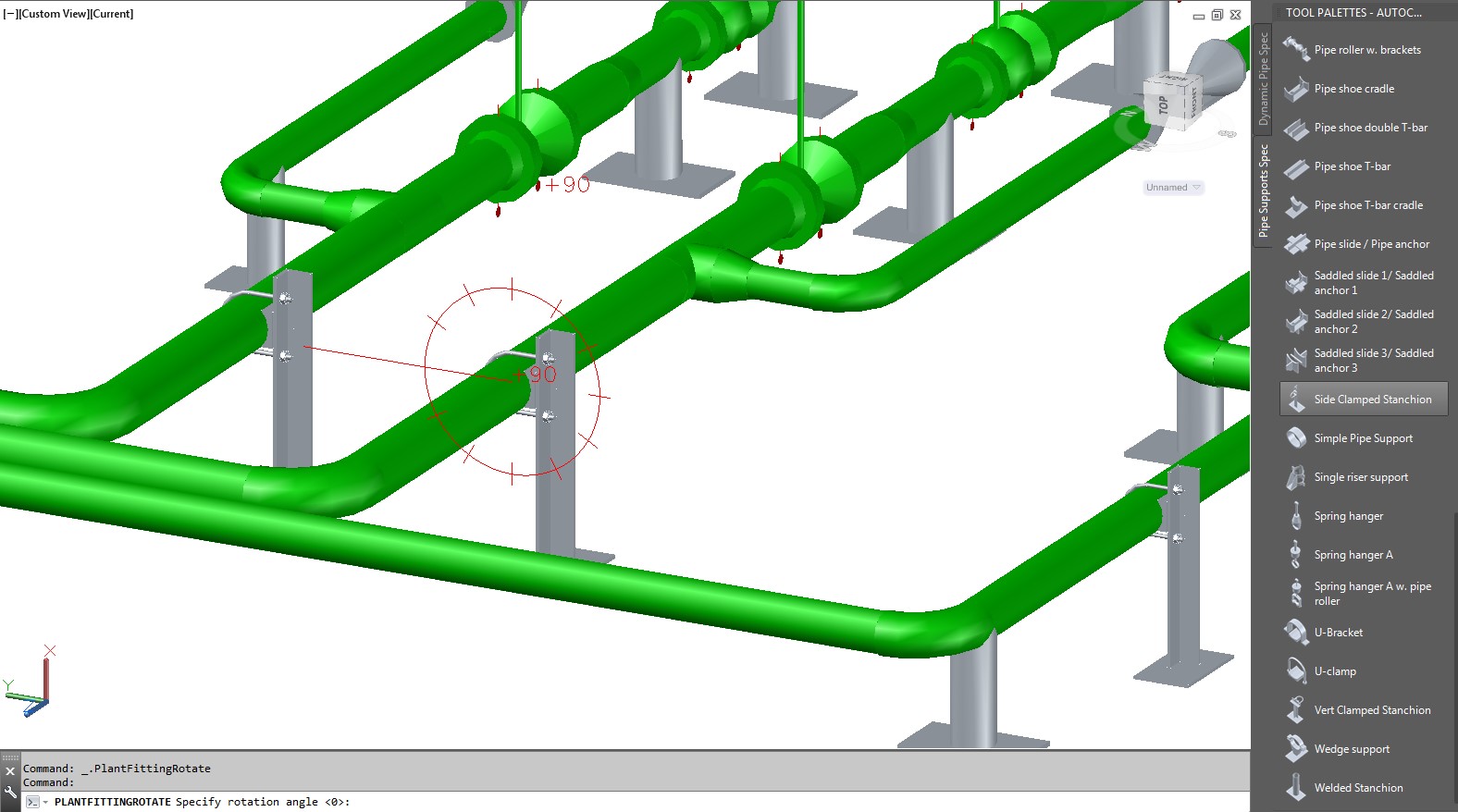 Diseño de soportes en AutoCAD Plant 3D cadBIM3D
