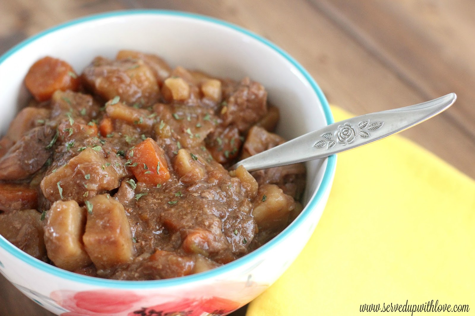 Served Up With Love Crock Pot Beef Stew