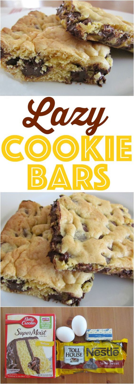 Lazy Chocolate Chip Cookie Bars OFFICIAL KITCHEN